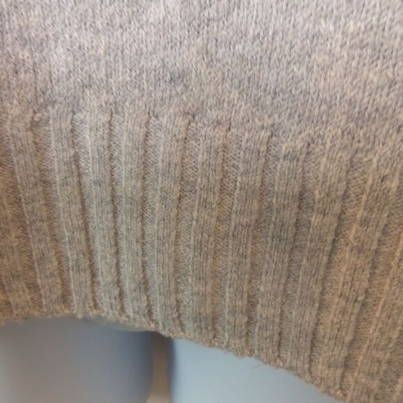 Time and Tru light gray dark gray and black crew neck pullover sweater - Picture 7 of 12